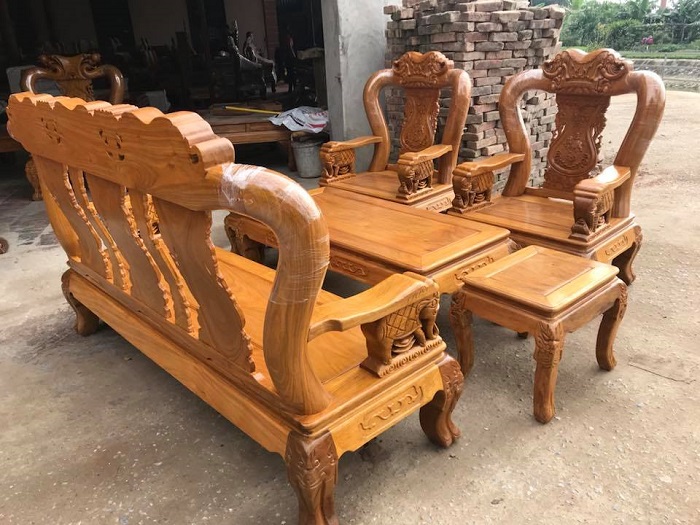 500 mẫu bộ bàn ghế phòng khách gỗ lim đẹp và bền đẹp nhất
